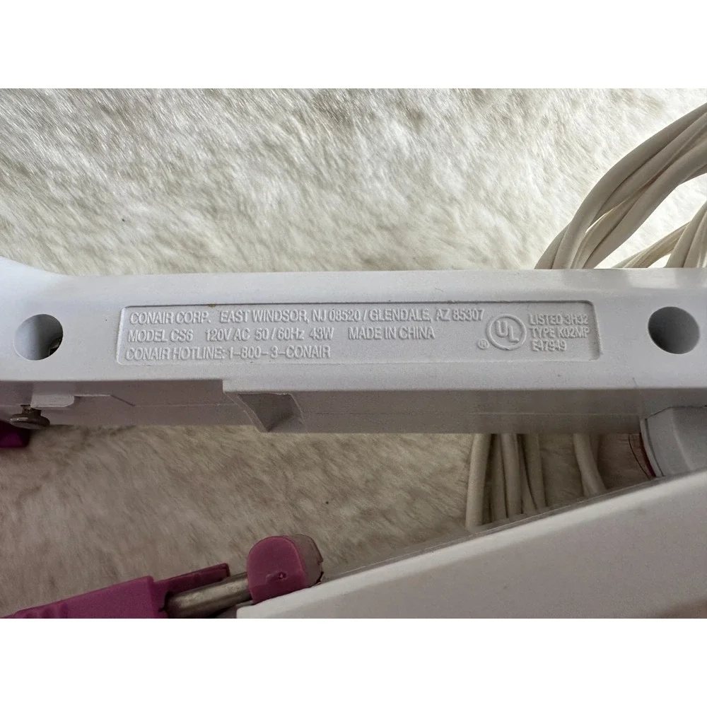 Vintage ConAir Turn‎ Styles Hair Crimper and Straightener Heating Tool Model C66